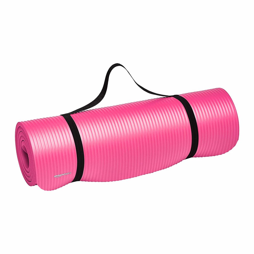 13mm Extra Thick Yoga and Exercise Mat with Carrying Strap