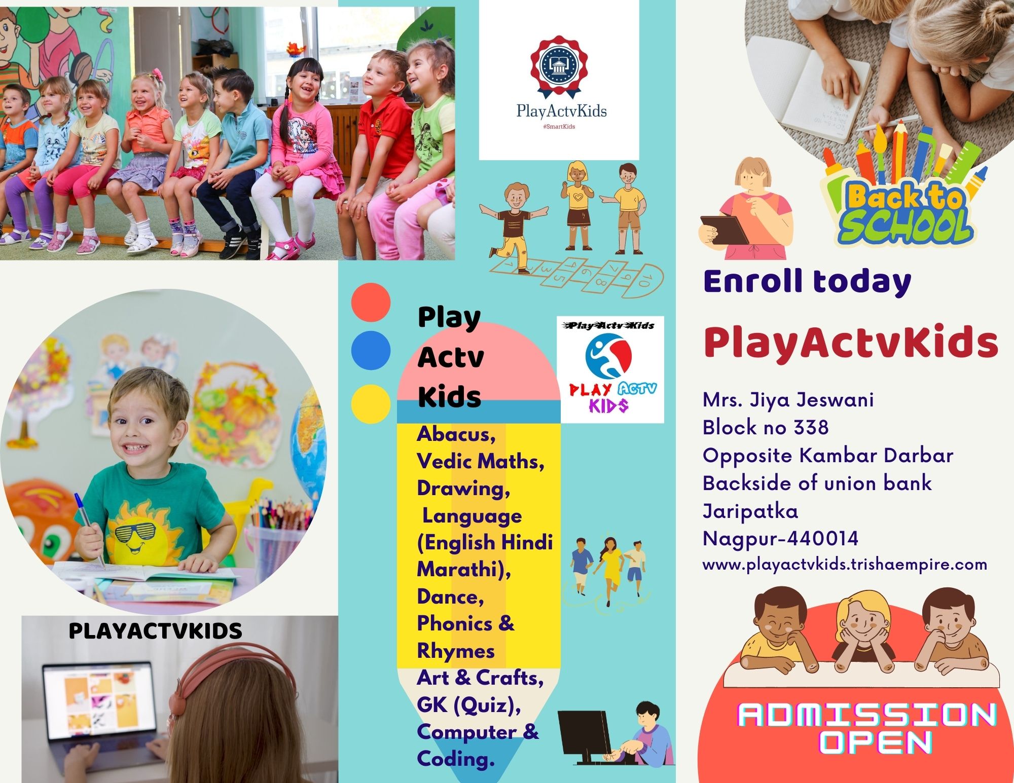 PlayActvKids Nagpur play school kids learning